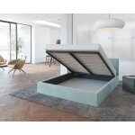 Lit coffre rino 160 x 200 cm - sommier inclus mint