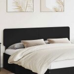 T�te de lit 180 cm ch�ne noir - bois ding�nierie design contemporain vidaxl