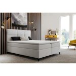 Lit continental complet limba 140x200 bonel couleur gris clair + sommier et matelas bonel + contenant ... Lit continental complet limba 140x200 bonel couleur gris clair + sommier et matelas bonel + contenant ...