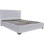 Lit double avec coffre tino - 140 × 190 cm - blanc Lit double avec coffre tino - 140 × 190 cm - blanc