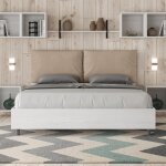 Lit egos antea 160x190 sans sommier gris tourterelle - egos - antea - gris - 160 x 190 cm - lit - non ...