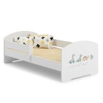 Lit enfant - 1001jouets - dinosaures - 140x70 cm - matelas inclus - sécurisé avec balustrade Lit enfant - 1001jouets - dinosaures - 140x70 cm - matelas inclus - sécurisé avec balustrade