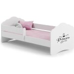 Lit enfant 160x80 cm + sommier + matelas + barrière de sécurité Lit enfant 160x80 cm + sommier + matelas + barrière de sécurité