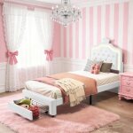 Lit enfant 90x200 cm - kilisky - t�te de lit couronne led - avec tiroir - bois massif - blanc