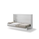 Lit escamotable horizontal avec led mcanisme d?ouverture pneumatique ? smart - 46 cm x 211 cm x 138 ...