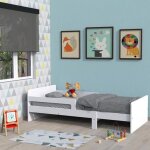 Lit volutif zoe 90x140 - 170 - 190 - 200 + 1 sommier / blanc