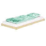 Lit futon en bois naturel très bas idéale pour combiner avec futon surface 90x200 v - 60. 47n - 09 [sans ... Lit futon en bois naturel très bas idéale pour combiner avec futon surface 90x200 v - 60. 47n - 09 [sans ...