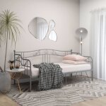 Lit gigogne extensible bien 90x200 cm - fantastique - gris métal Lit gigogne extensible bien 90x200 cm - fantastique - gris métal