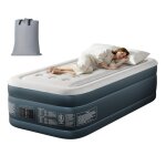 Lit gonflable - matelas gonflable - 1 place - 190 x 99 x 45 cm avec pompe �lectrique int�gr�e - pour ...