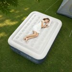 Lit gonflable - matelas gonflable - 2 places - 203 x 153 x 45cm avec pompe �lectrique int�gr�e - pour ...
