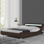 Lit led design julio - marron - 140x190 Lit led design julio - marron - 140x190