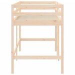 Lit mezzanine enfants - cuque - cq019 - bois pin massif - 80x200 cm - 1 place Lit mezzanine enfants - cuque - cq019 - bois pin massif - 80x200 cm - 1 place
