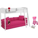 Lit mezzanine évolutif hauteur 150 cm lilokids - blanc laqué Lit mezzanine évolutif hauteur 150 cm lilokids - blanc laqué