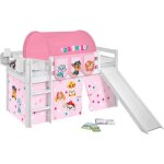 Lit mezzanine - lilokids - jelle - rose - pat patrouille - 200x90 cm Lit mezzanine - lilokids - jelle - rose - pat patrouille - 200x90 cm