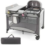 Dreamade 5 en 1 lit parapluie bb pliable avec table  langer matelas berceau amovible roulettes avec ...