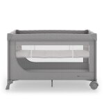Lit parapluie kinderkraft leody up lit voyage parc b�b� pliable matelas 114x60 cm stabilit� gris