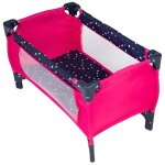 Lit parapluie de poupee pliant 56 x 32 x 33 cm tissu rose coeurs - lit de voyage luxe pliable - accessoire ... Lit parapluie de poupee pliant 56 x 32 x 33 cm tissu rose coeurs - lit de voyage luxe pliable - accessoire ...