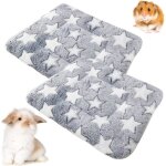 Lit en peluche - 2 pi�ces - hiver chaud - flanelle - pour petits animaux