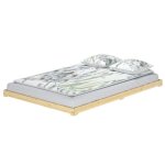 Lit en pin trs bas base idale pour combiner avec futon surface 140x200 cm v - 60. 47k - 14 [sans accessoires ...