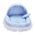 Lit de princesse en coton pp pour chien et chat doux et confortable lavable et chaud niche de mai 1 s ... Lit de princesse en coton pp pour chien et chat doux et confortable lavable et chaud niche de mai 1 s ...