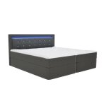 Lit  sommier tapissier home deluxe zenova - 180 x 200 cm choix de couleurs