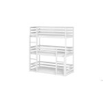Lit superpose 3 places tod 90x200 cm - bois massif