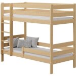 Lit superposé en bois massif de pin peint 80x180cm pin disponible en plusieurs couleurs séparable en ... Lit superposé en bois massif de pin peint 80x180cm pin disponible en plusieurs couleurs séparable en ...