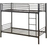 Lit superpos sparable mtal luna 1 + 1 90x190 cm sommier inclus