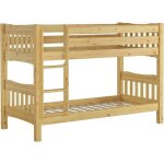 Lit superpos� s�parable de luxe pin massif 90x200 avec sommier � lattes en bois 60. 15 - 09ni70