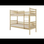 Lit superpose separable nelio - bois massif - 90x200 cm pin livr� avec sommiers