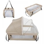 Lit de voyage b�b� pliable 90 x 70 x 50 cm lit parapluie portable et compact module de couchage pour ...