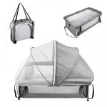 Lit de voyage b�b� pliable 90 x 70 x 50 cm lit parapluie portable et compact module de couchage pour ...