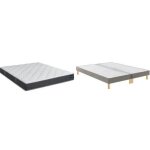 Literie - bultex - ensemble matelas sommier - soutien ferme - accueil moelleux - 160x200 cm Literie - bultex - ensemble matelas sommier - soutien ferme - accueil moelleux - 160x200 cm