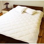 Literie couette en laine mérinos 100% pur coton grande couette 100x140cm douce blanche couverture Literie couette en laine mérinos 100% pur coton grande couette 100x140cm douce blanche couverture