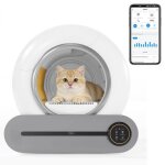 Liti�re automatique pour chat linhoo 65l auto - nettoyante capteur ir app 48x52x50. 5 cm