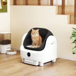 Liti�re chat autonettoyante bac � liti�re pour chat automatique ouvert isolation des odeurs / protection ...