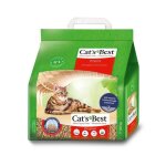 Litire pour chat - cats best - original - 43kg - 10l - absorption 700% - fibres de bois actives