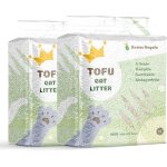 Liti�re pour chat au tofu jetable - jozsi - lot de 2 liti�res pour chat au tofu jetables sans poussi�re ...
