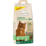 Litière chat - essentiel miscanthus bio 10 kg Litière chat - essentiel miscanthus bio 10 kg