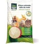 Litière naturelle - hami form - rafle maïs - parfumée à la fraise - 75l - biodégradable Litière naturelle - hami form - rafle maïs - parfumée à la fraise - 75l - biodégradable