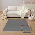 Littletom - set de 9 pi�ces tapis de sol b�b� - 30x30 cm dalles puzzle en mousse eva avec bordures - ...