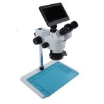 Liu - 7708725789103 - microscope stro trinoculaire microscope trinoculaire numrique cran lcd 7 pouces ...