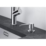 Livea - distributeur de savon liquide en acier inoxydable 250 ml chrom� (dmzcr)