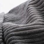 Livedeco - housse vide pouf gant xl intrieur velours ctel gris big52