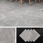 Livelynine lino sol adhesif gris carrelage 30x30cm - �paissir - imperm�able - antid�rapantes - linoleum ...