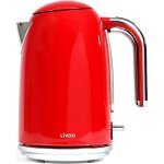 Bouilloire - livoo - dod180r - acier inoxydable - 1, 7l - socle pivotant 360° Bouilloire - livoo - dod180r - acier inoxydable - 1, 7l - socle pivotant 360°