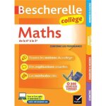 Livre - bescherelle maths 6e 5e 4e 3e
