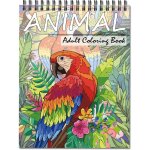 Livre de coloriage adulte anti - stress format a4 - 30 motifs animaux originaux - relaxation et anti ...