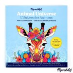 Livre de coloriage adulte - figuredart - univers des animaux - 50 pages d�tachables - mandalas - relaxation ...