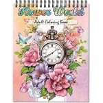 Livre coloriage adulte format a4 - 30 motifs floraux originaux - anti - stress et relaxation pour adulte ...